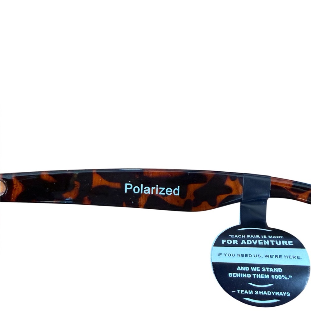 Shady Rays Tortoiseshell Polarized Sunglasses NWT - image 7